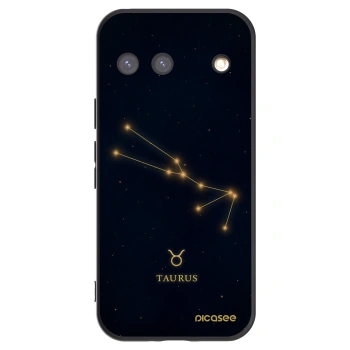 Picasee silikonowe czarne etui na Google Pixel 9 - TAURUS