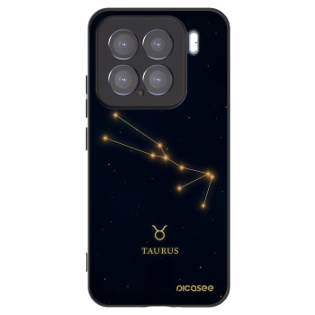 Picasee silikonowe czarne etui na Xiaomi 15 - TAURUS