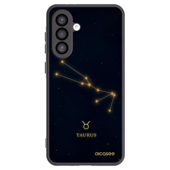Picasee silikonowe czarne etui na Samsung Galaxy A26 5G A266B - TAURUS