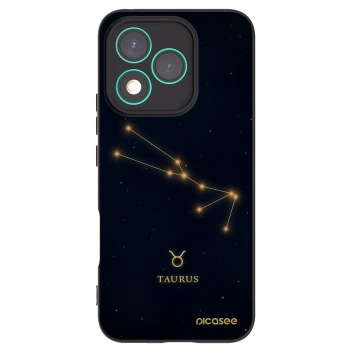 Picasee silikonowe czarne etui na Honor 400 Lite 5G - TAURUS