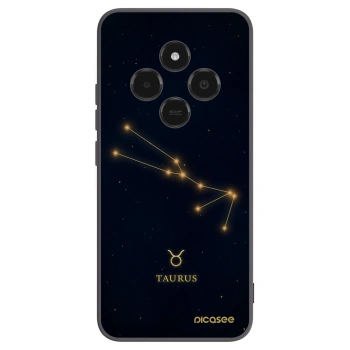 Picasee silikonowe czarne etui na Xiaomi Poco C75 - TAURUS