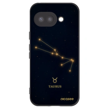 Picasee silikonowe czarne etui na Google Pixel 9a - TAURUS
