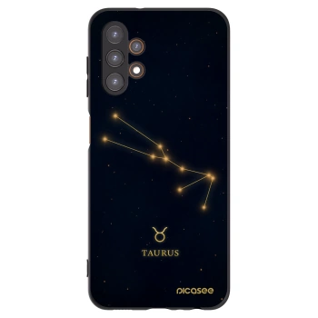 Picasee silikonowe czarne etui na Samsung Galaxy A13 5G - TAURUS