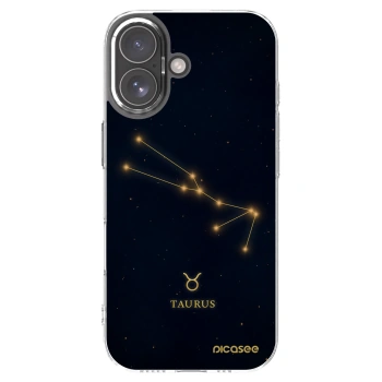 Picasee silikonowe przeźroczyste etui na Apple iPhone 17 - TAURUS