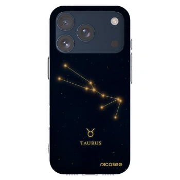 Picasee silikonowe przeźroczyste etui na Apple iPhone 17 Pro - TAURUS