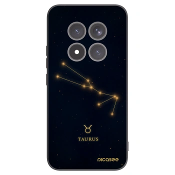 Picasee silikonowe czarne etui na Xiaomi Redmi Note 15 Pro+ - TAURUS