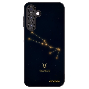 Picasee silikonowe czarne etui na Samsung Galaxy A16 4G - TAURUS