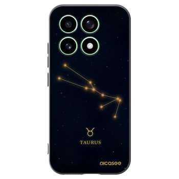 Picasee silikonowe czarne etui na Xiaomi 17 - TAURUS
