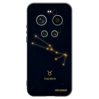 Picasee silikonowe czarne etui na Xiaomi 17 Ultra - TAURUS