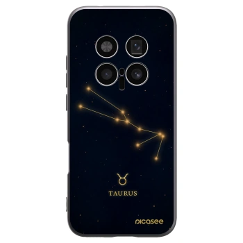 Picasee silikonowe czarne etui na Honor Magic8 Pro 5G - TAURUS