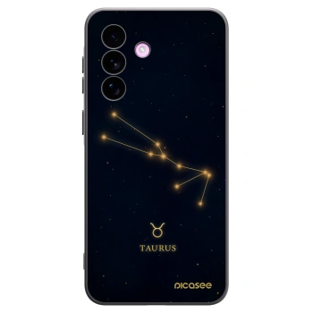 Picasee silikonowe czarne etui na Samsung Galaxy A57 5G - TAURUS