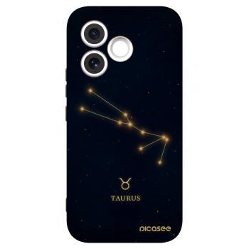 Picasee silikonowe czarne etui na Honor 600 Lite - TAURUS