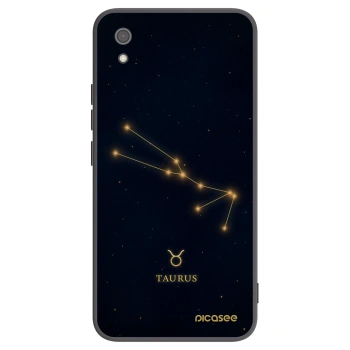 Picasee silikonowe czarne etui na Xiaomi Redmi 7A - TAURUS
