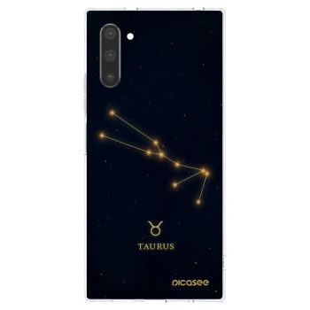 Picasee silikonowe przeźroczyste etui na Samsung Galaxy Note 10 N970F - TAURUS