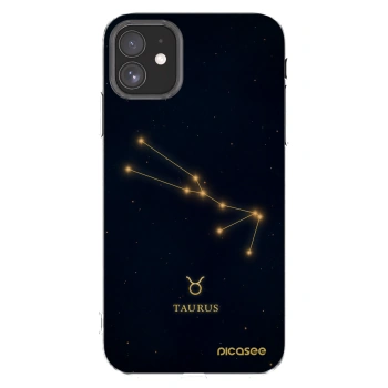 Picasee silikonowe przeźroczyste etui na Apple iPhone 11 - TAURUS