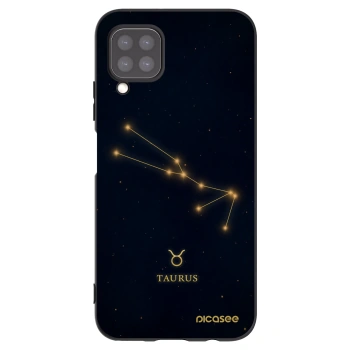 Picasee silikonowe czarne etui na Huawei P40 Lite - TAURUS