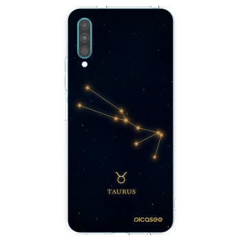 Picasee silikonowe przeźroczyste etui na Samsung Galaxy A30s A307F - TAURUS