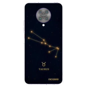 Picasee silikonowe przeźroczyste etui na Xiaomi Poco F2 Pro - TAURUS