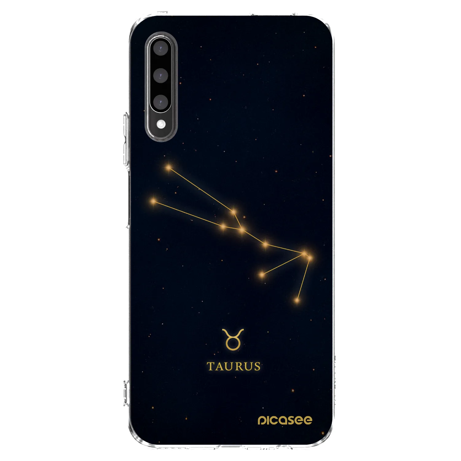 Picasee silikonowe przeźroczyste etui na Honor 9X Pro - TAURUS