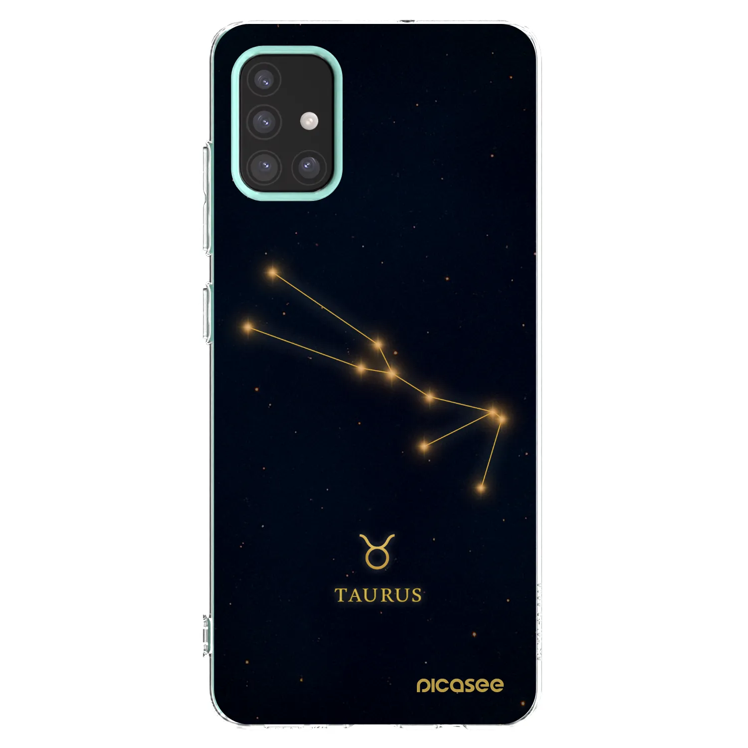 Picasee silikonowe przeźroczyste etui na Samsung Galaxy M31s - TAURUS