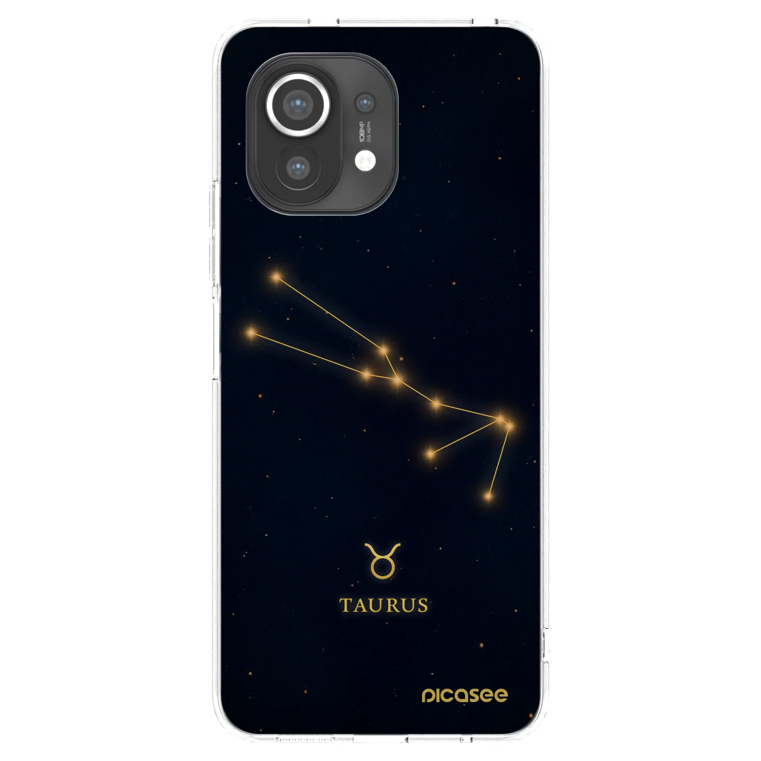 Picasee silikonowe przeźroczyste etui na Xiaomi Mi 11 - TAURUS