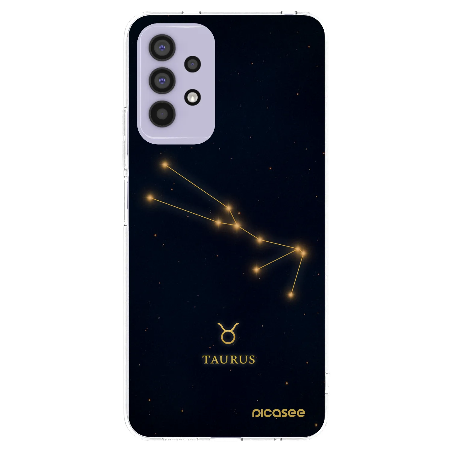 Picasee silikonowe przeźroczyste etui na Samsung Galaxy A32 4G SM-A325F - TAURUS