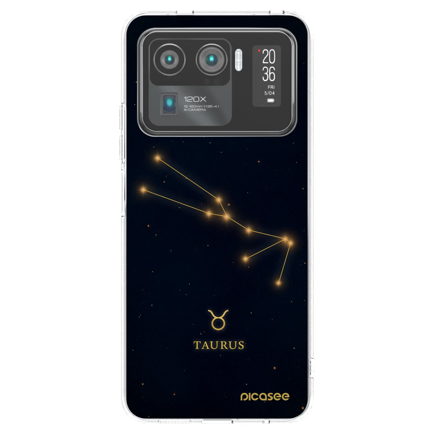 Picasee silikonowe przeźroczyste etui na Xiaomi Mi 11 Ultra - TAURUS