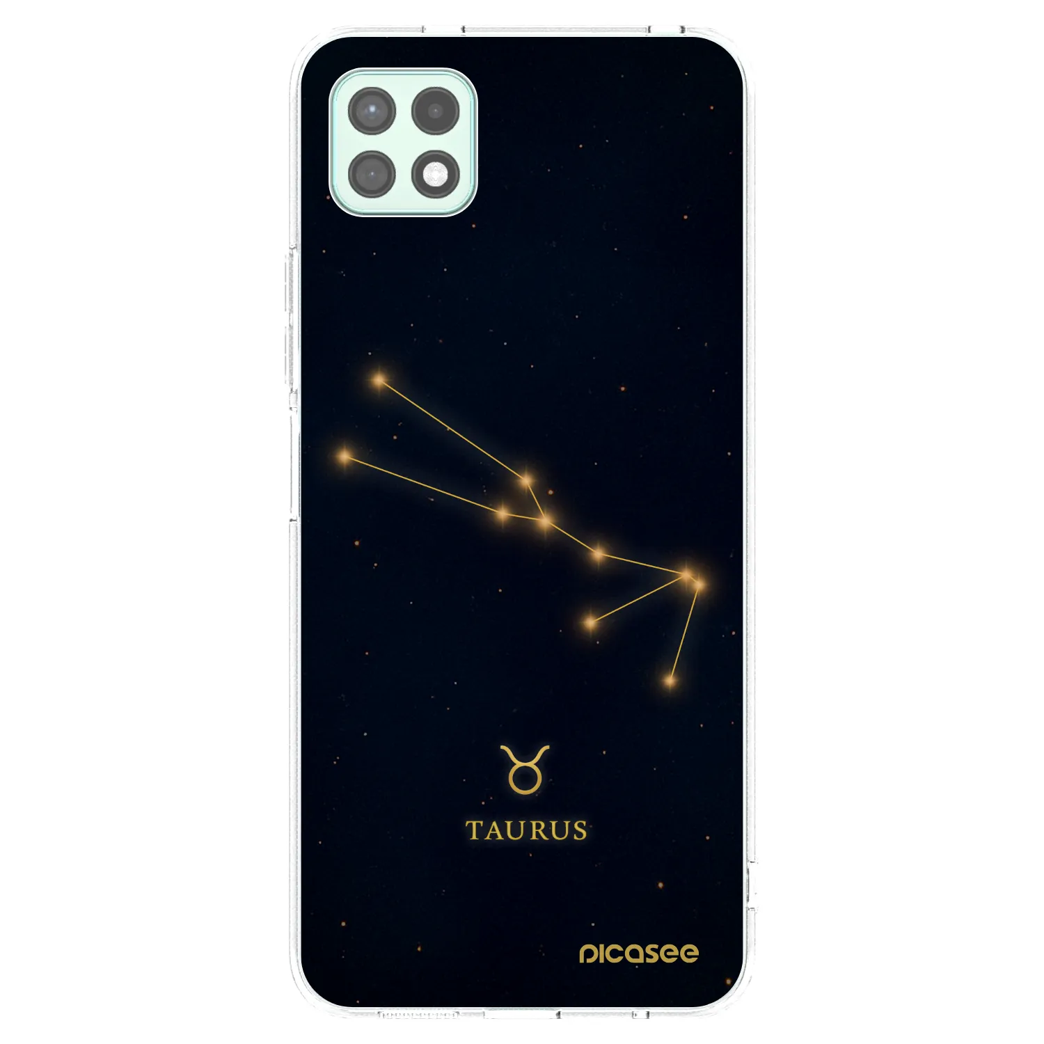 Picasee silikonowe przeźroczyste etui na Samsung Galaxy A22 A226B 5G - TAURUS