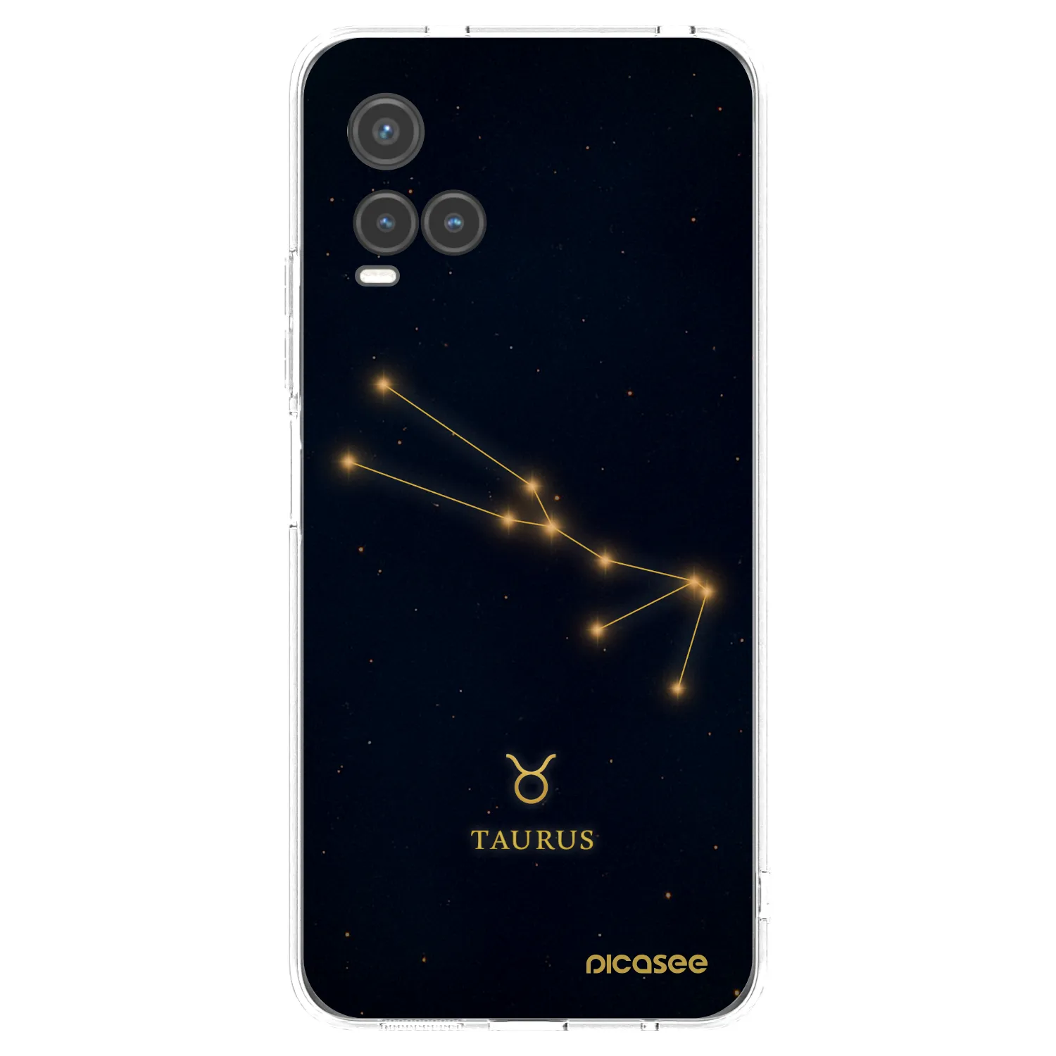 Picasee silikonowe przeźroczyste etui na Vivo Y33s - TAURUS