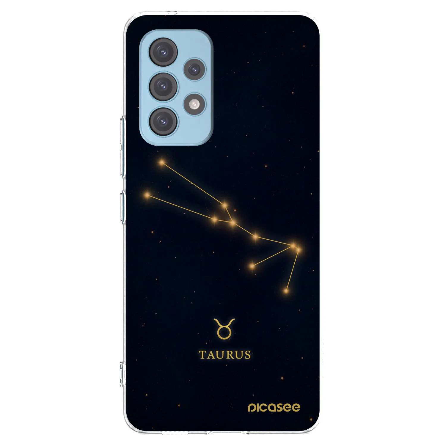 Picasee silikonowe przeźroczyste etui na Samsung Galaxy A53 5G A536 - TAURUS