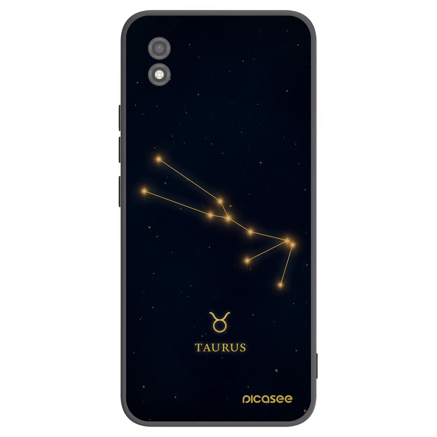 Picasee silikonowe czarne etui na Realme C11 (2021) - TAURUS