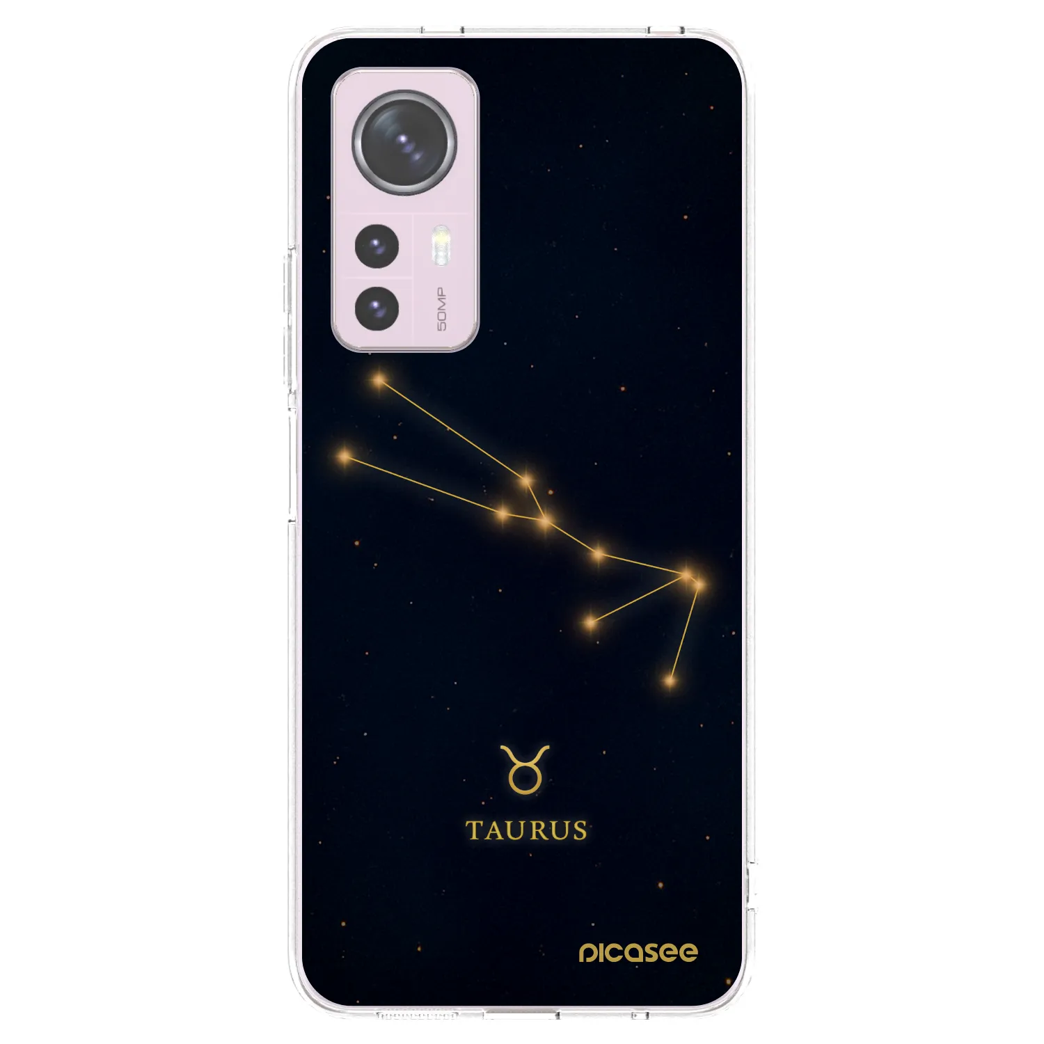 Picasee silikonowe przeźroczyste etui na Xiaomi 12 - TAURUS