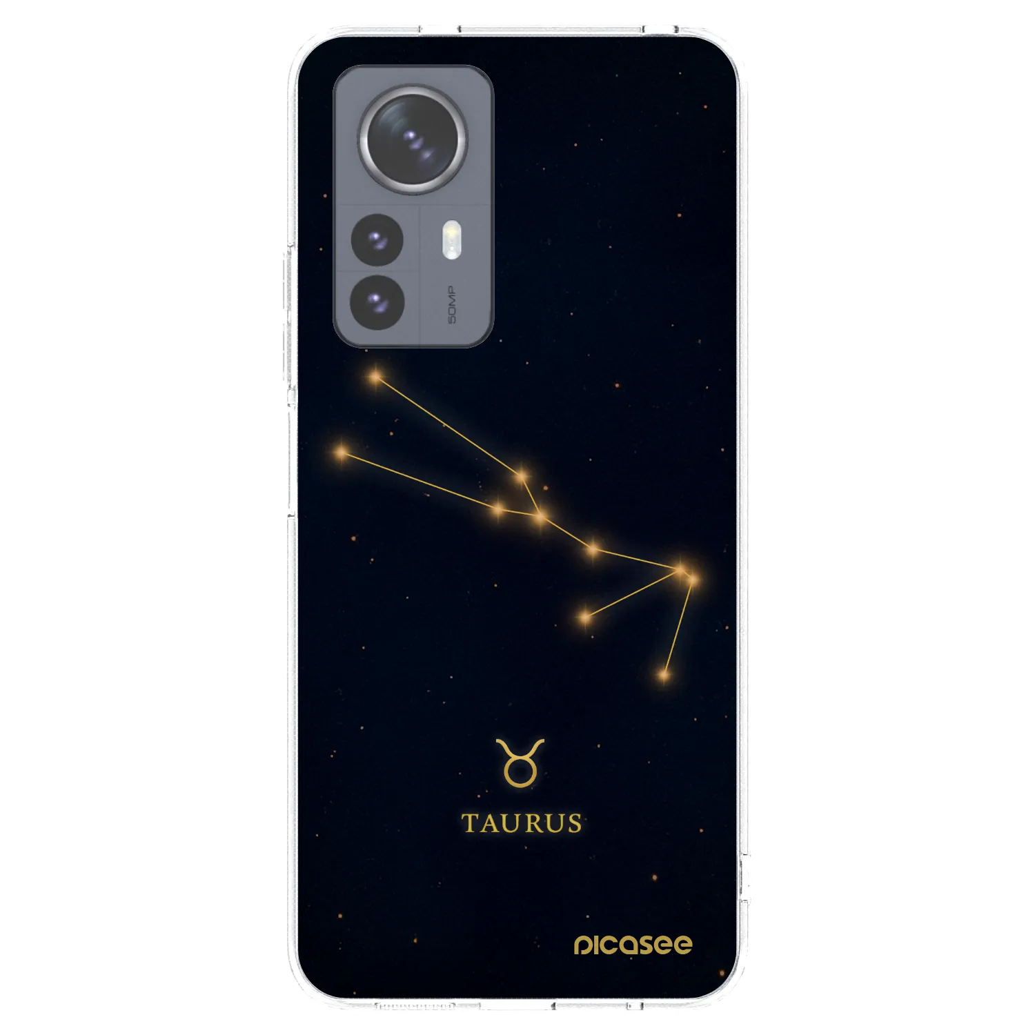 Picasee silikonowe przeźroczyste etui na Xiaomi 12 Pro - TAURUS