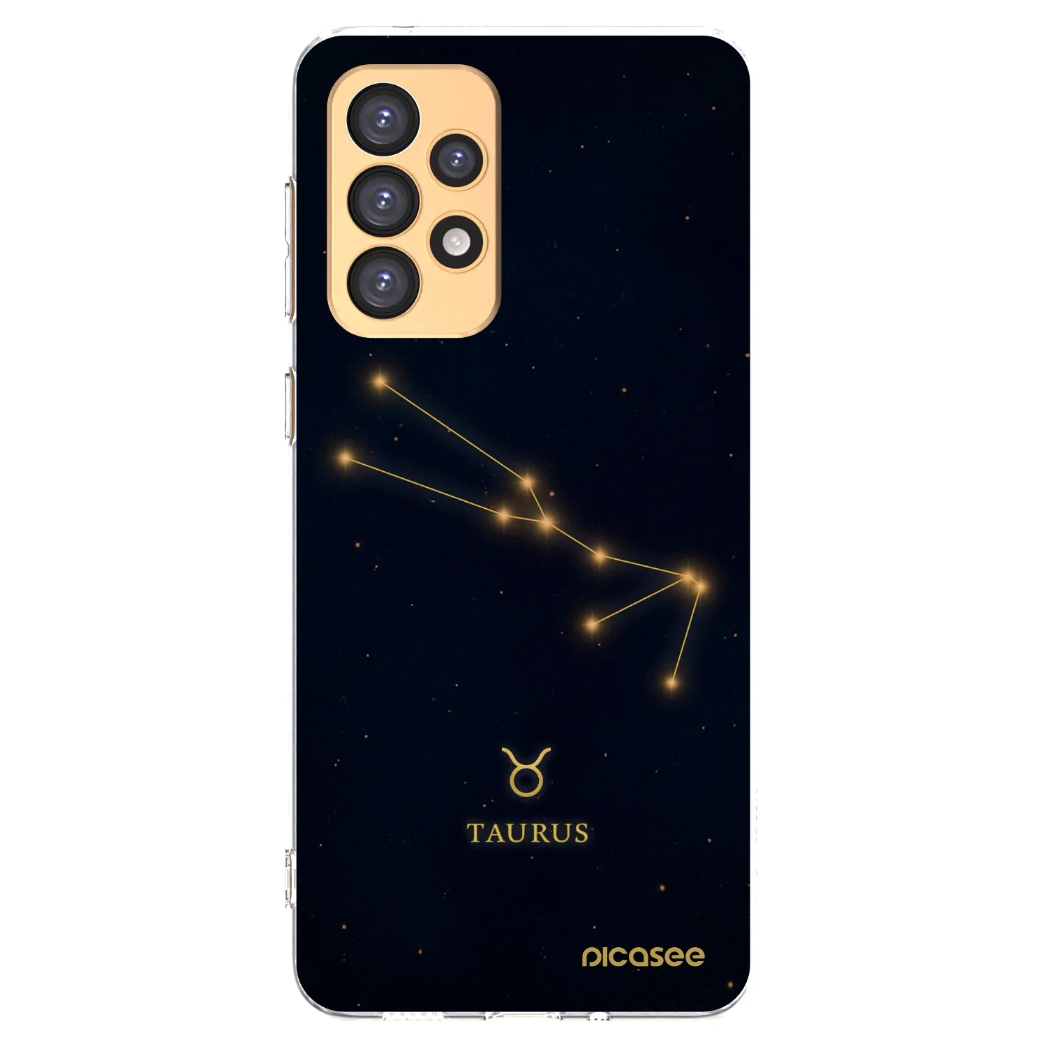 Picasee silikonowe przeźroczyste etui na Samsung Galaxy A33 5G A336 - TAURUS