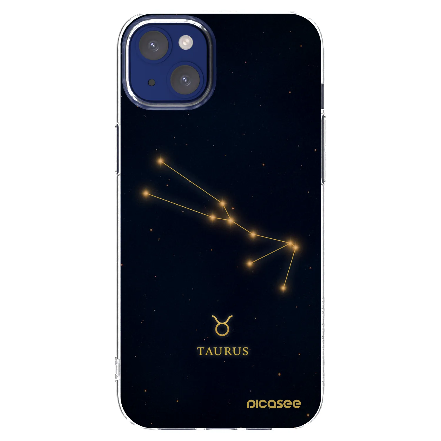 Picasee silikonowe przeźroczyste etui na Apple iPhone 14 Plus - TAURUS