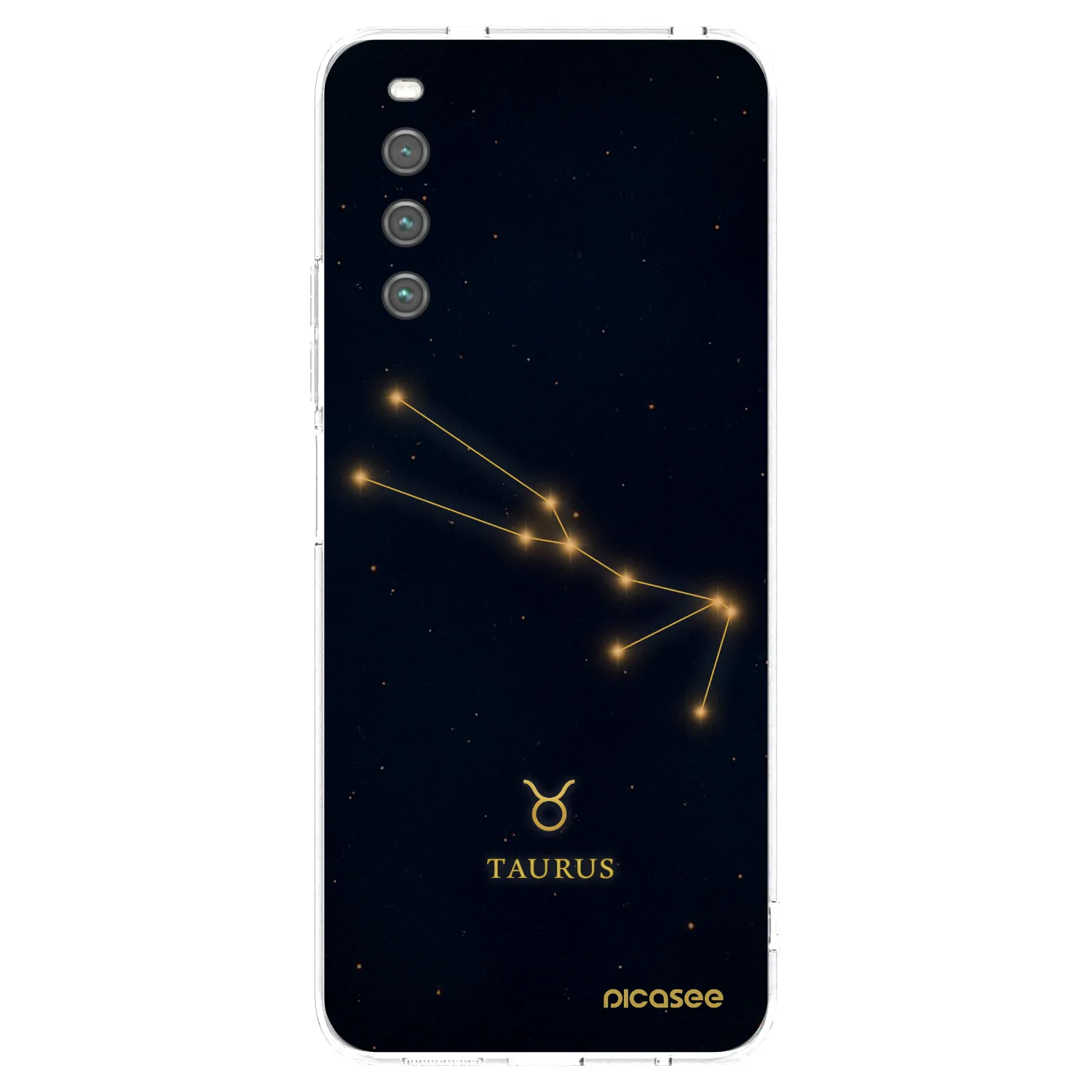 Picasee silikonowe przeźroczyste etui na Sony Xperia 10 IV 5G - TAURUS