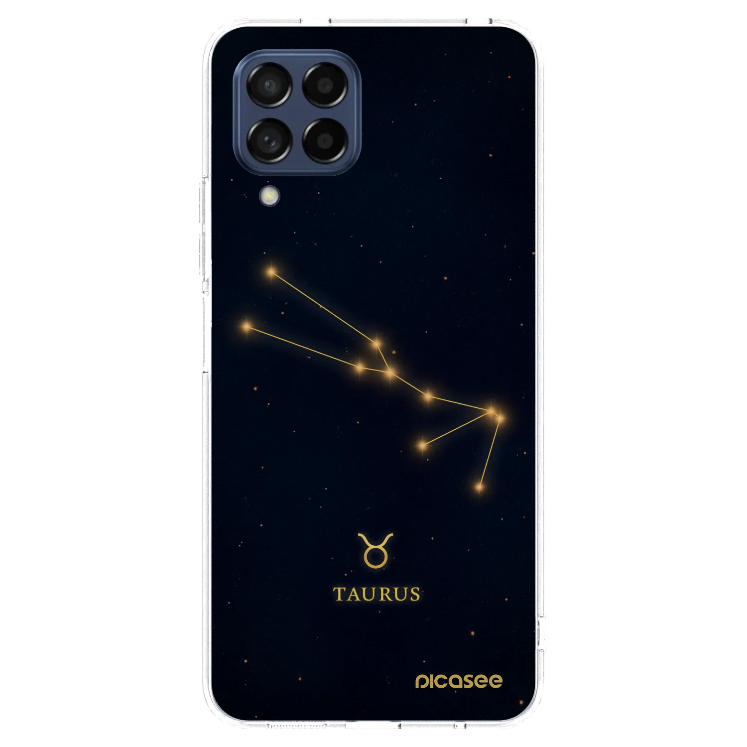 Picasee silikonowe przeźroczyste etui na Samsung Galaxy M53 5G - TAURUS
