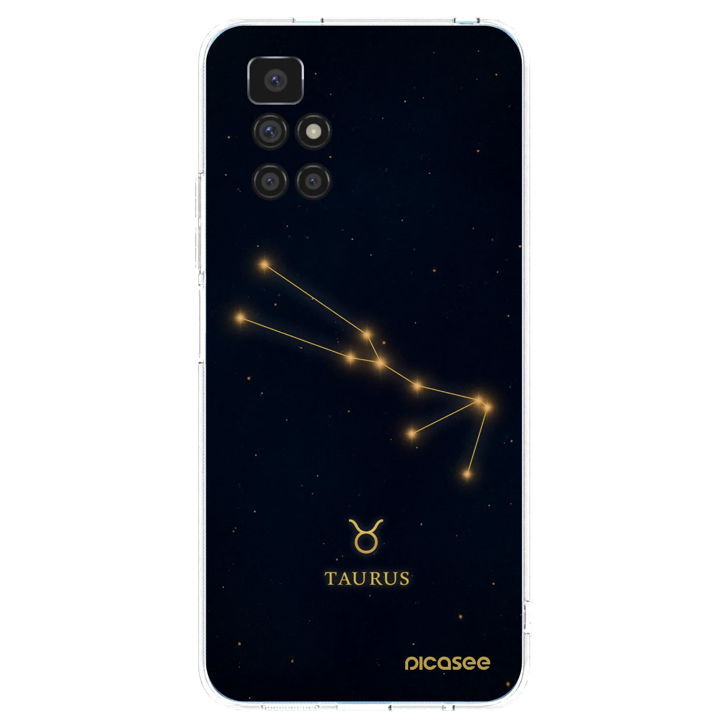 Picasee silikonowe przeźroczyste etui na Xiaomi Redmi 10 (2022) - TAURUS