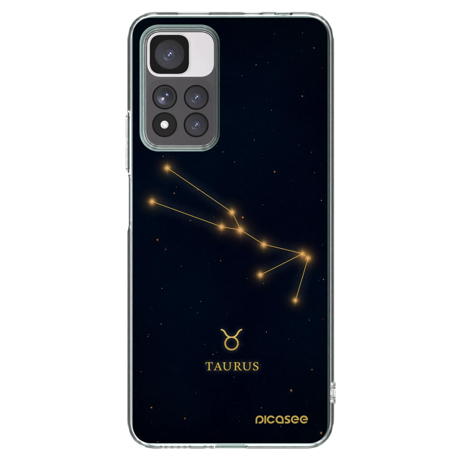 Picasee silikonowe przeźroczyste etui na Xiaomi Redmi Note 11 Pro+ 5G - TAURUS