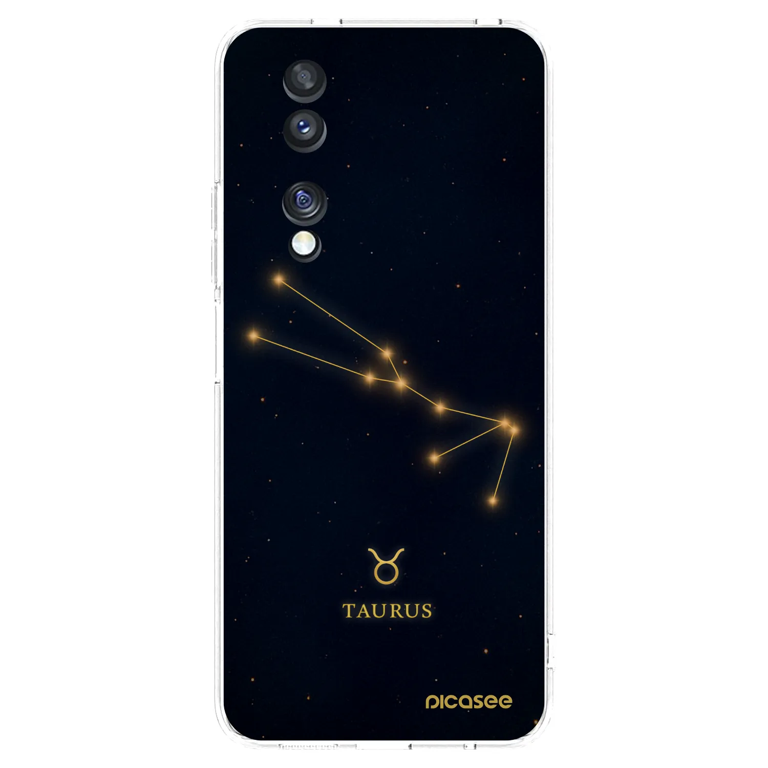 Picasee silikonowe przeźroczyste etui na Honor 70 - TAURUS