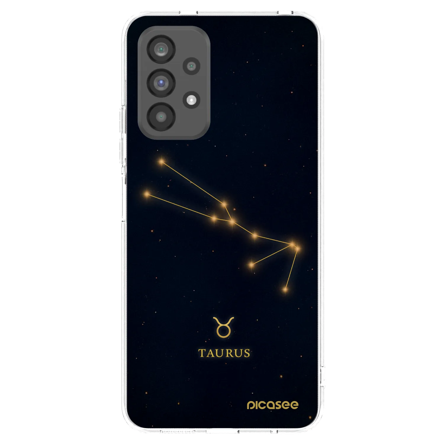 Picasee silikonowe przeźroczyste etui na Samsung Galaxy A73 5G - TAURUS