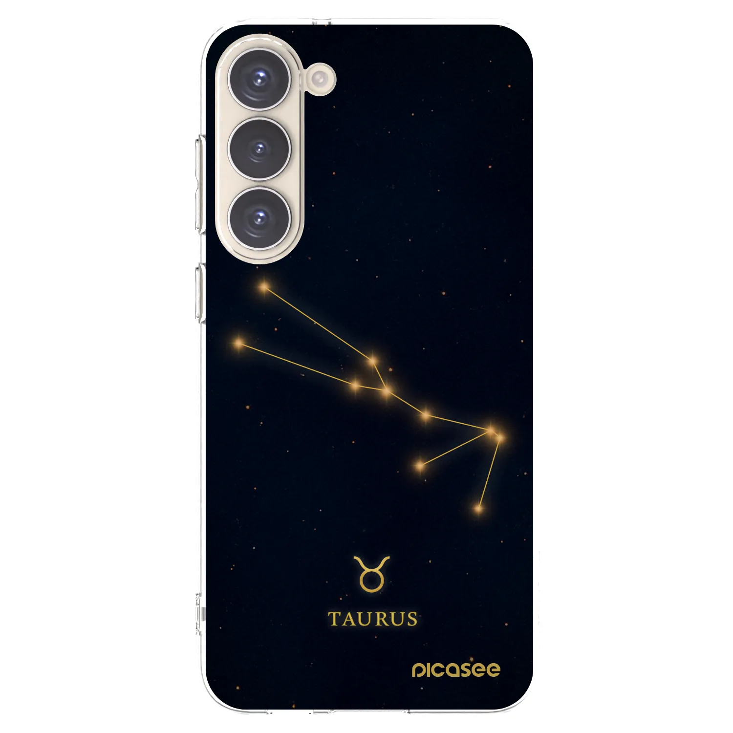 Picasee silikonowe przeźroczyste etui na Samsung Galaxy S23+ 5G - TAURUS