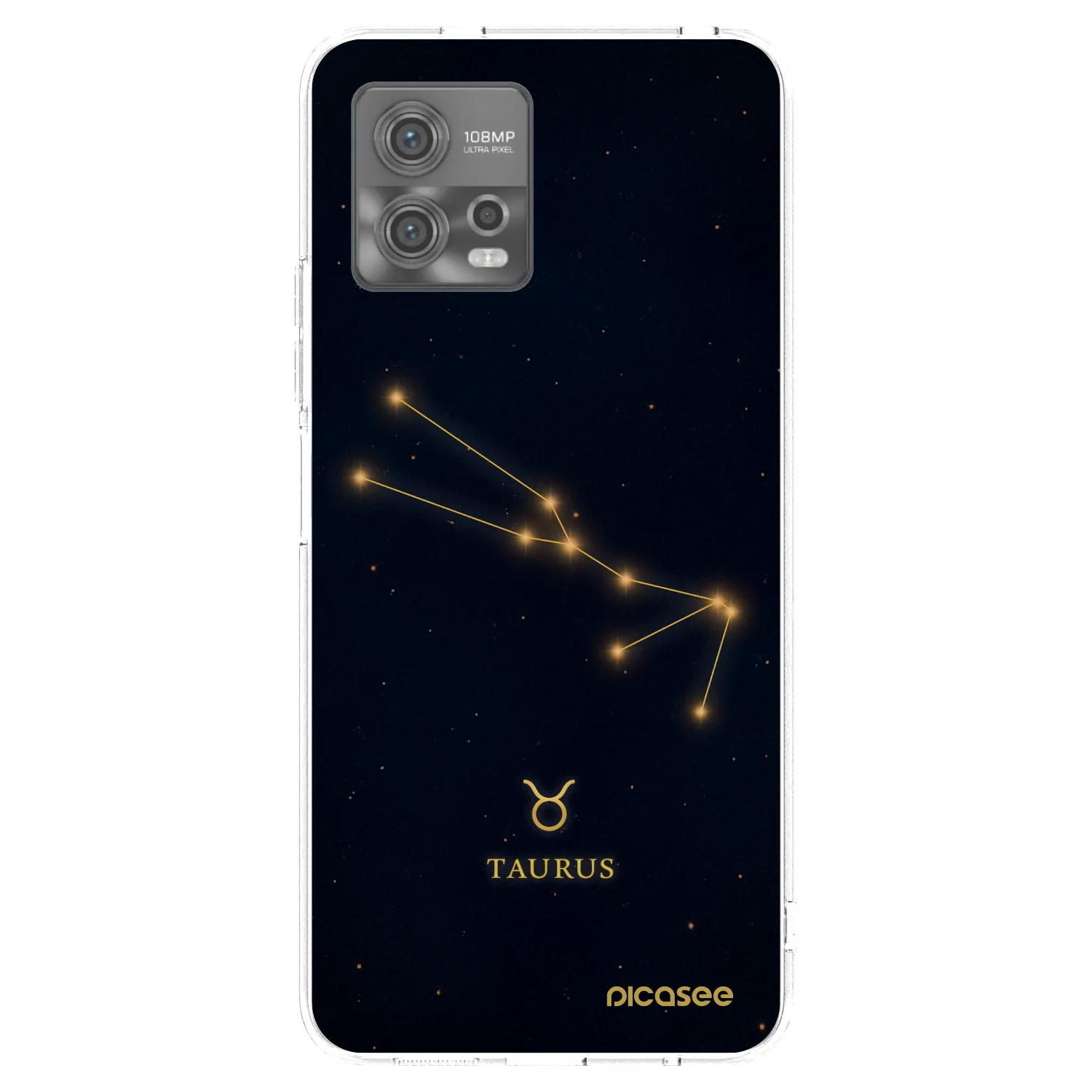 Picasee silikonowe przeźroczyste etui na Motorola Moto G72 - TAURUS