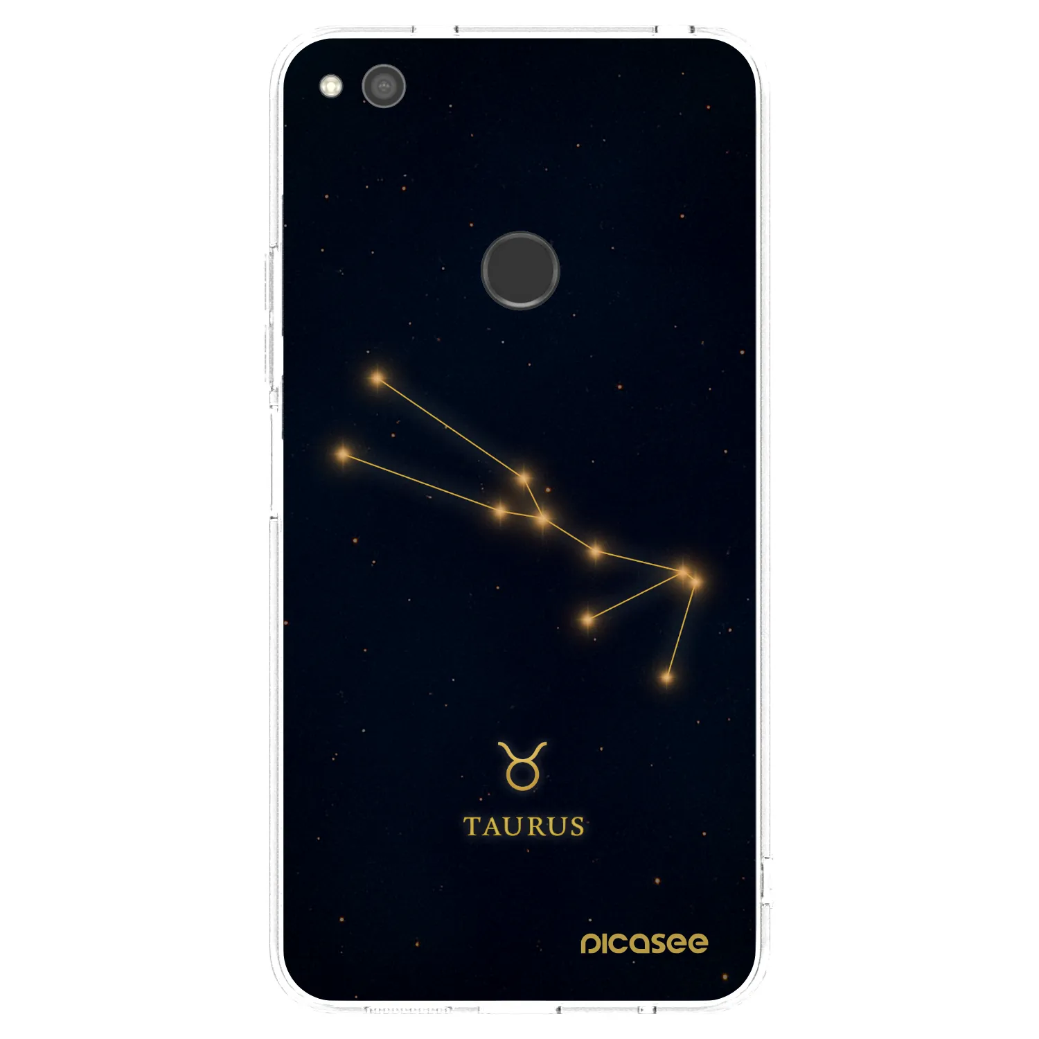 Picasee silikonowe przeźroczyste etui na Huawei P9 Lite 2017 - TAURUS