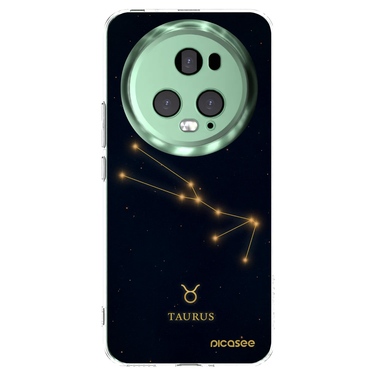 Picasee silikonowe przeźroczyste etui na Honor Magic5 Pro - TAURUS