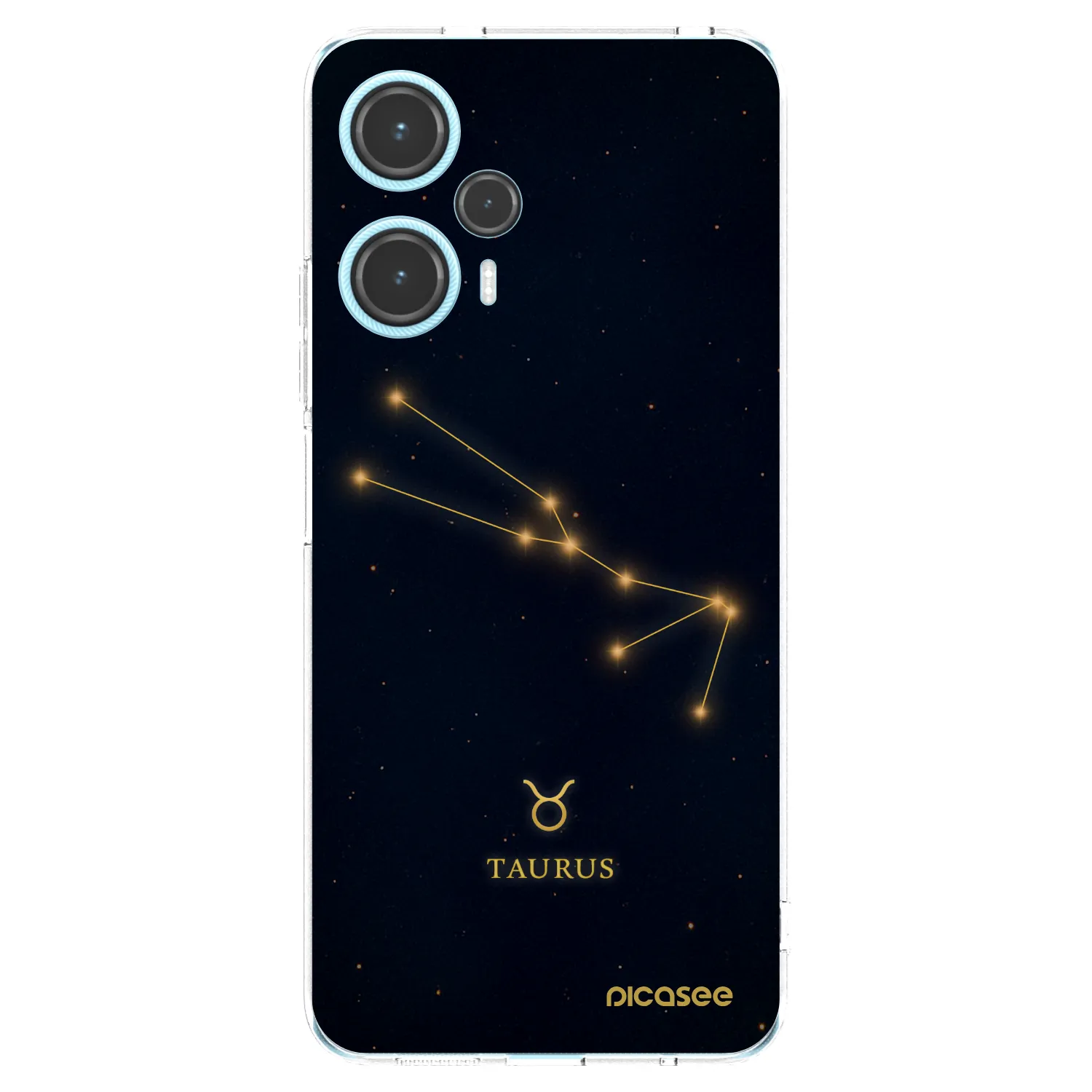Picasee silikonowe przeźroczyste etui na Xiaomi Poco F5 - TAURUS