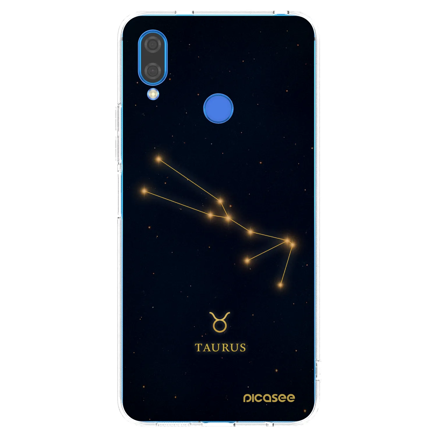 Picasee silikonowe przeźroczyste etui na Huawei Nova 3i - TAURUS