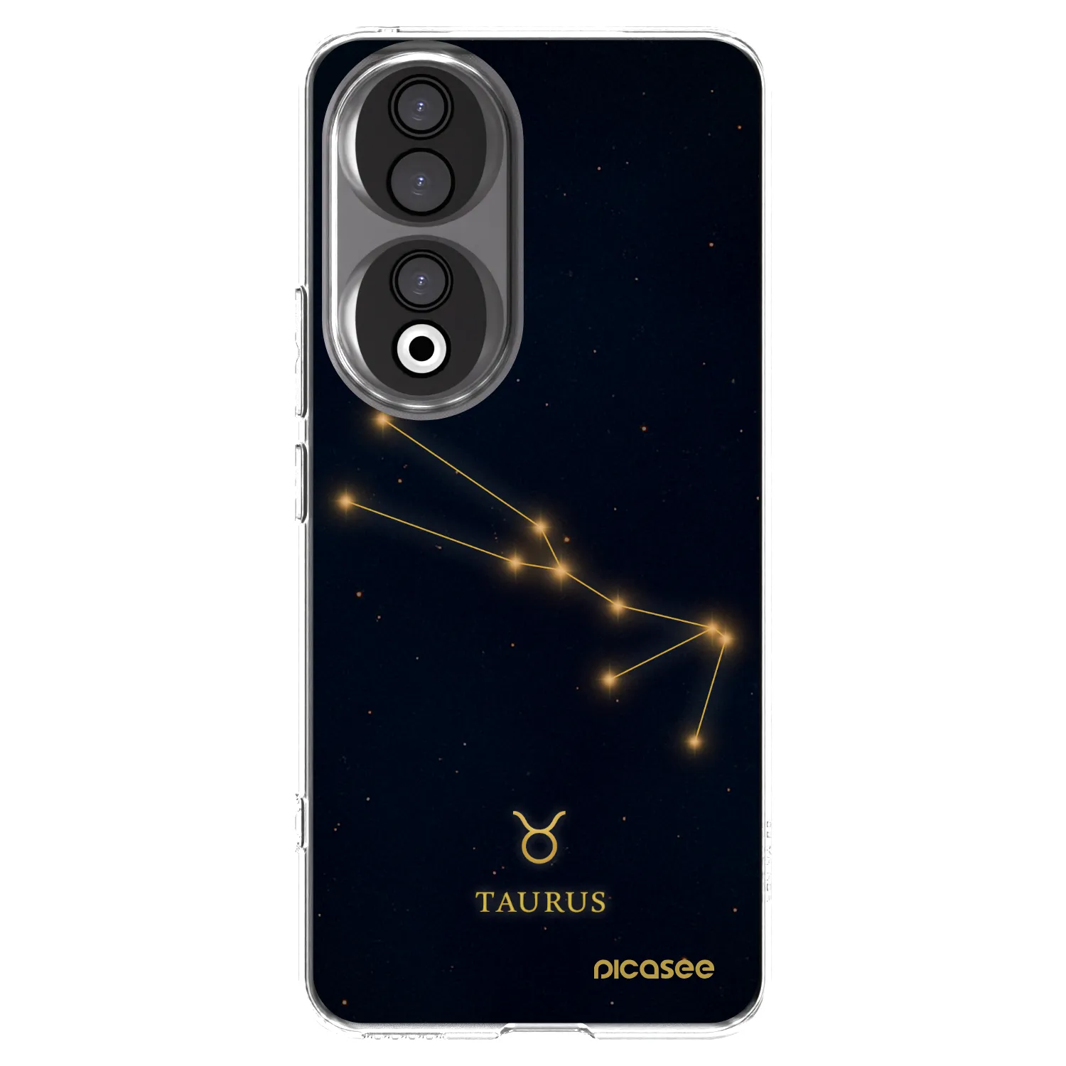 Picasee silikonowe przeźroczyste etui na Honor 90 5G - TAURUS