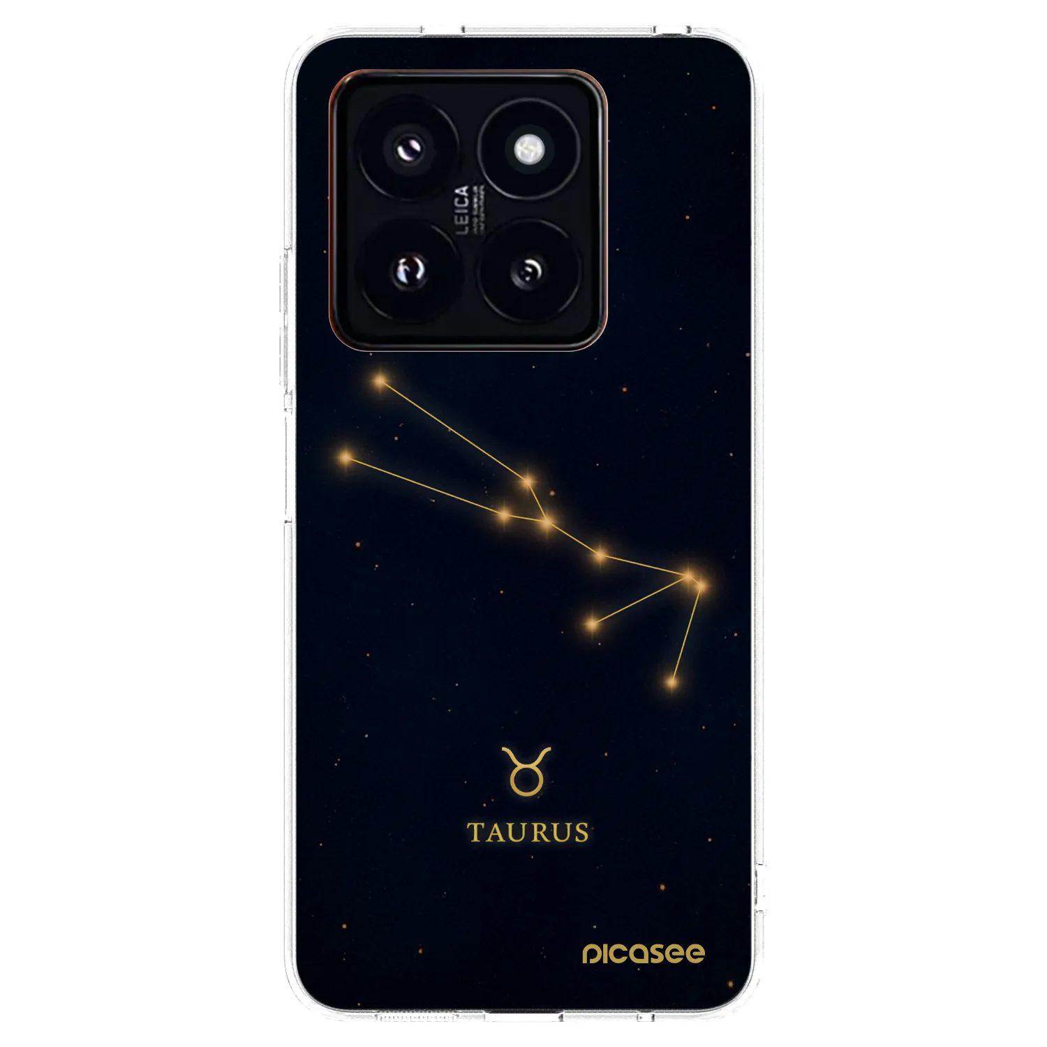 Picasee silikonowe przeźroczyste etui na Xiaomi 14 Pro - TAURUS
