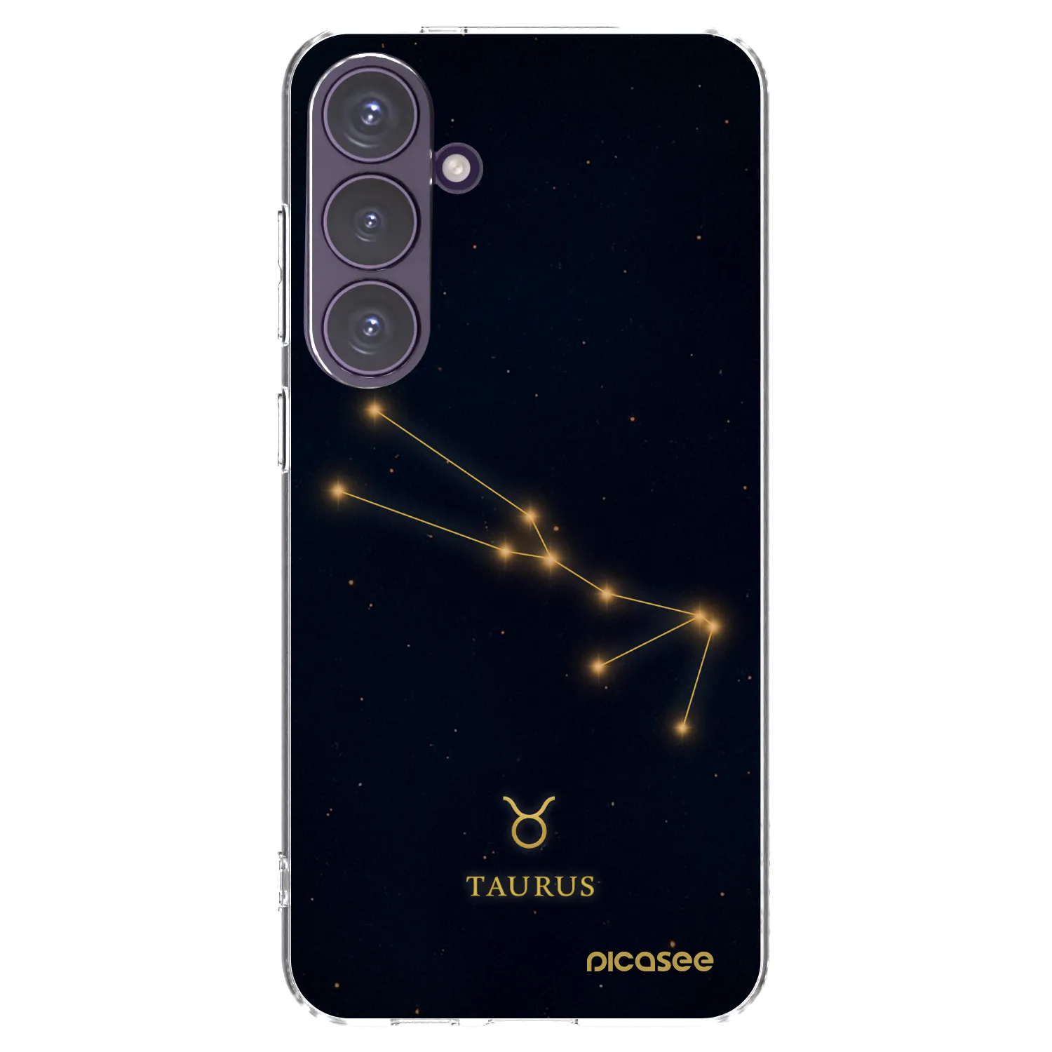 Picasee silikonowe przeźroczyste etui na Samsung Galaxy S24+ S926B 5G - TAURUS